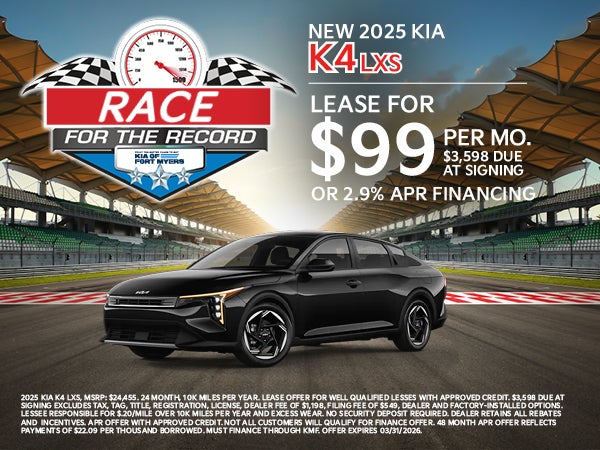 New 2025 Kia K4 LXS